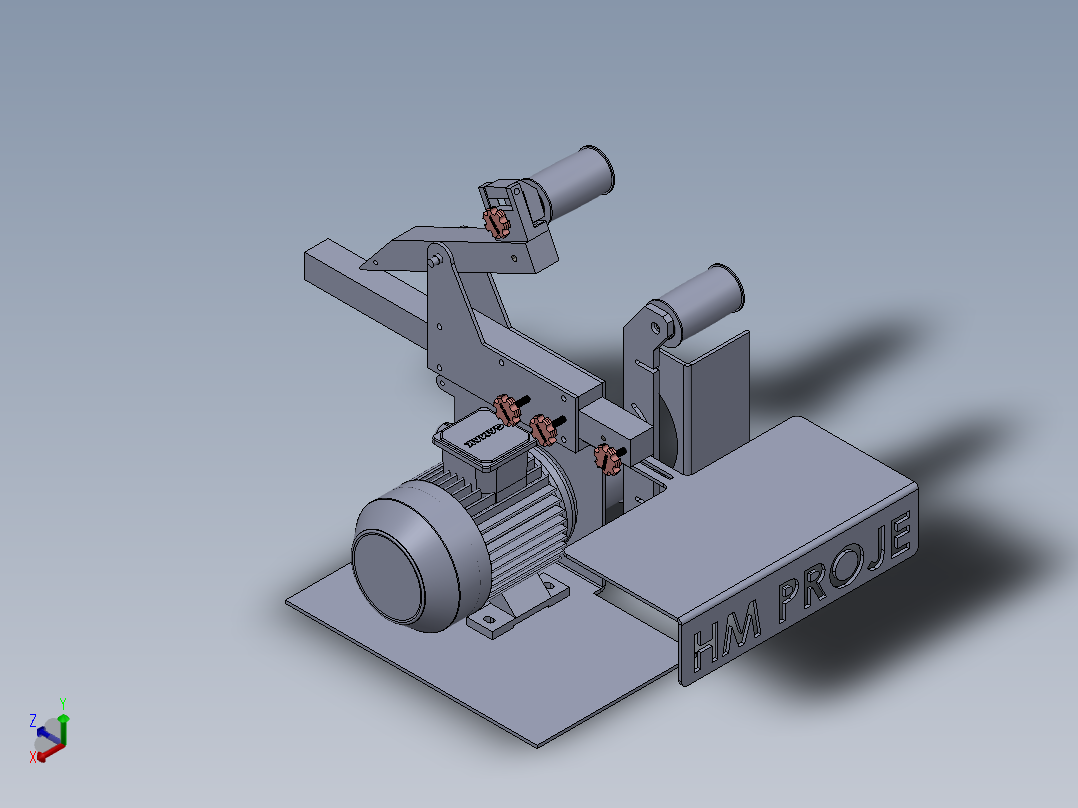 带式砂光机设计 (1500 x 100)
