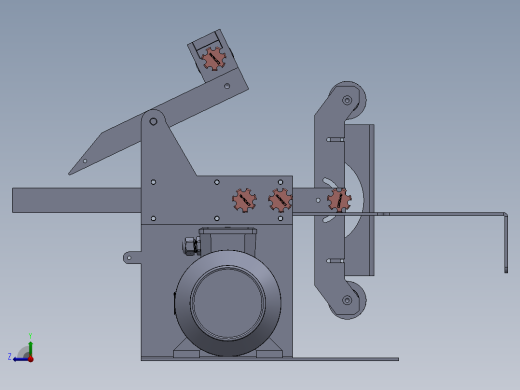 带式砂光机设计 (1500 x 100)右视缩略图