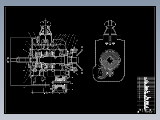 机械式四档变速器设计含CAD图纸+说明书