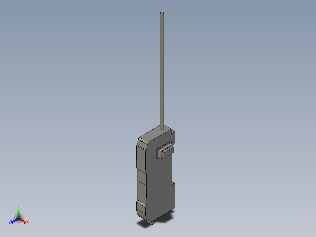 基恩士FS-V22_kc图纸模型主视图