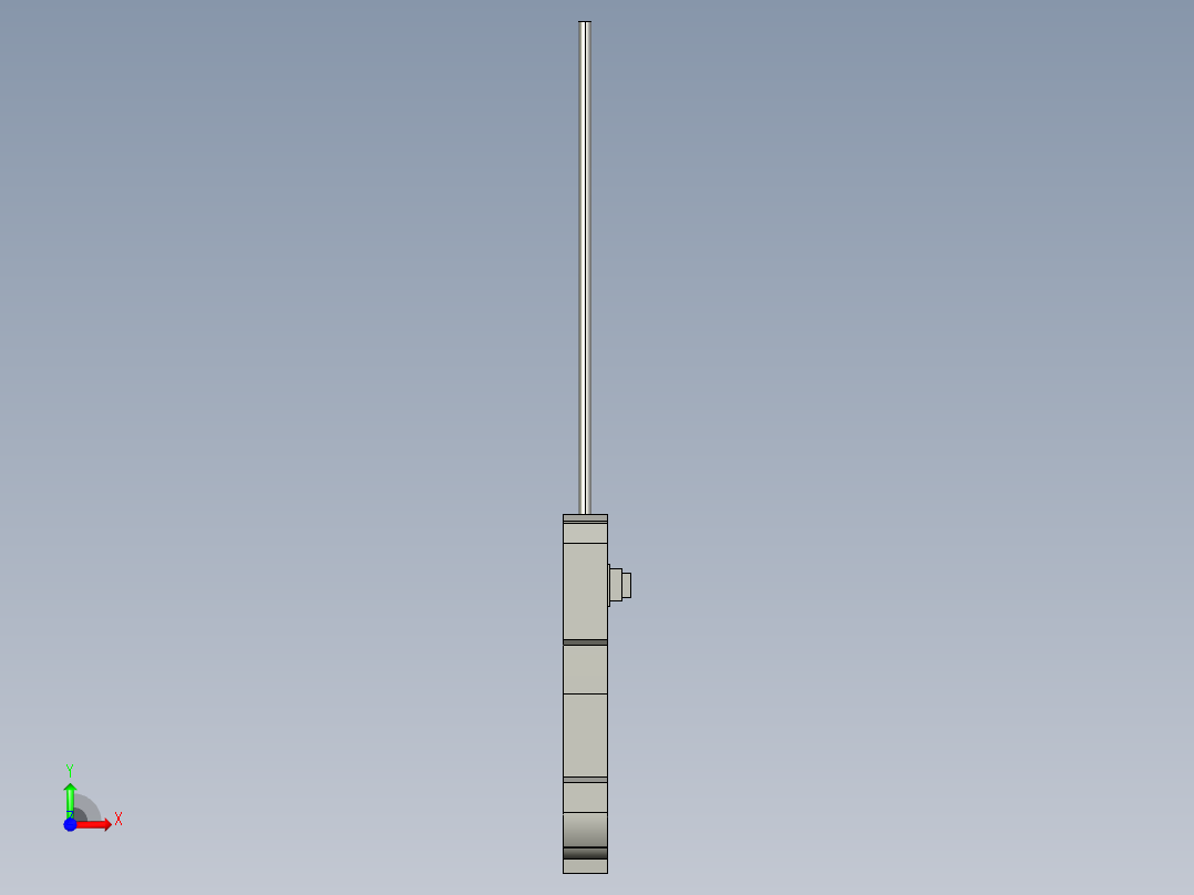 基恩士FS-V22_kc图纸模型前视图