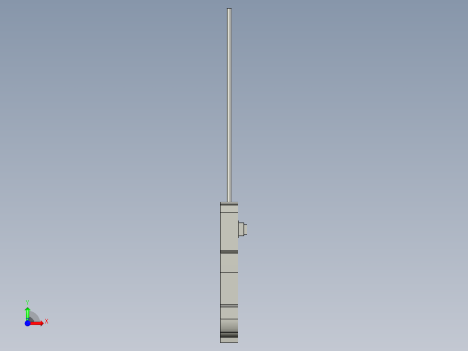 基恩士FS-V22_kc图纸模型前视缩略图