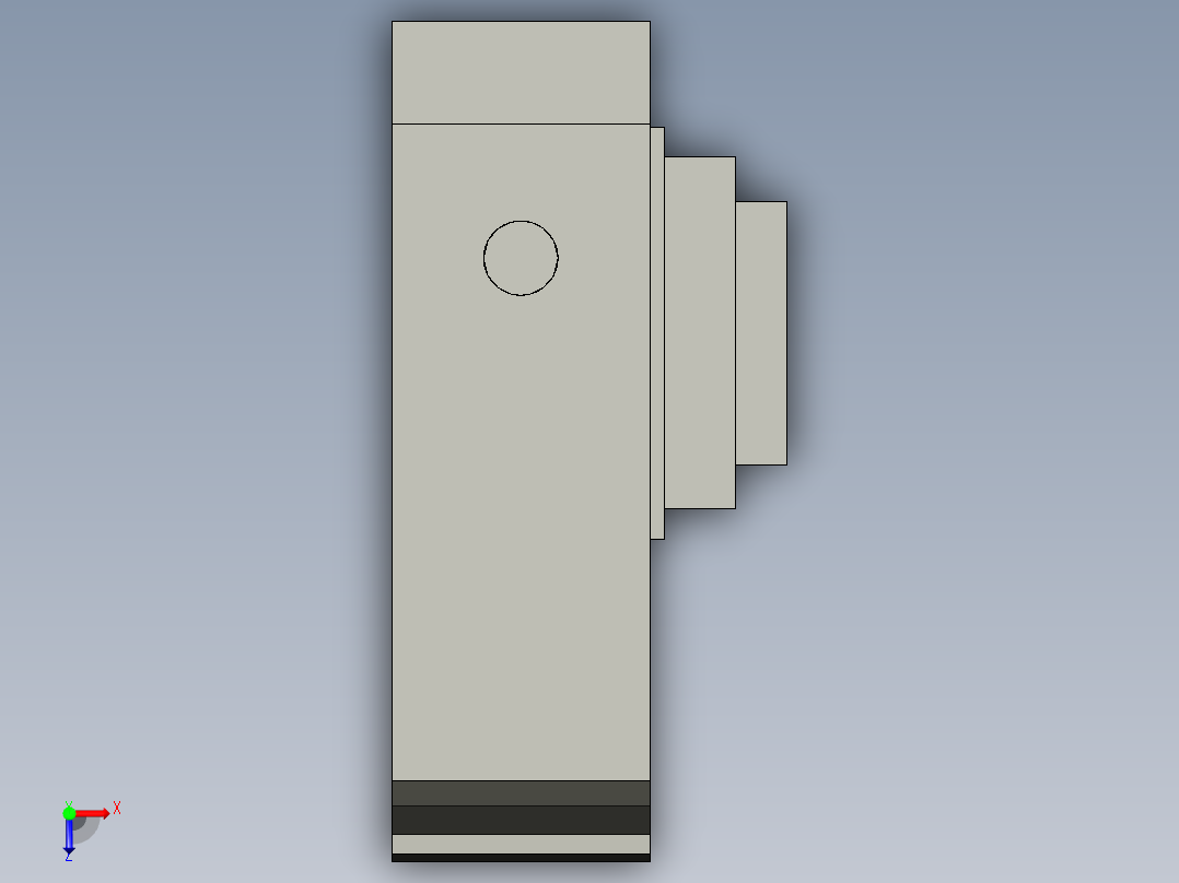 基恩士FS-V22_kc图纸模型俯视图