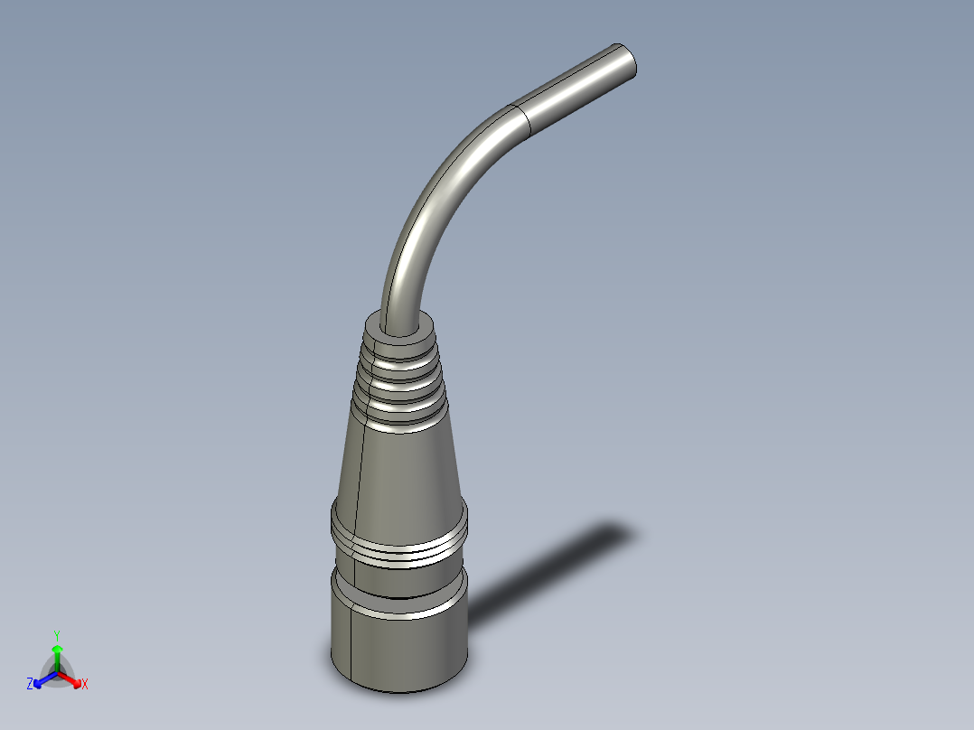 基恩士PX-10C(P)_connector_2_kc图纸模型主视图