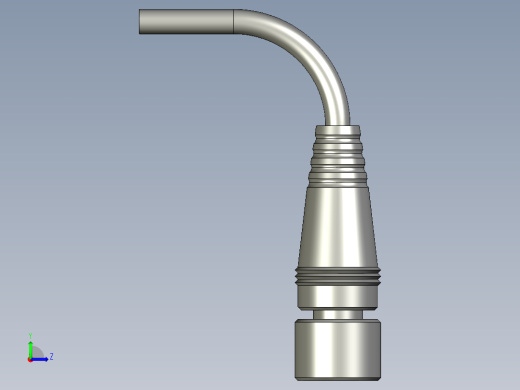 基恩士PX-10C(P)_connector_2_kc图纸模型左视缩略图