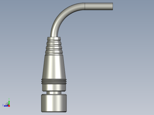 基恩士PX-10C(P)_connector_2_kc图纸模型右视缩略图