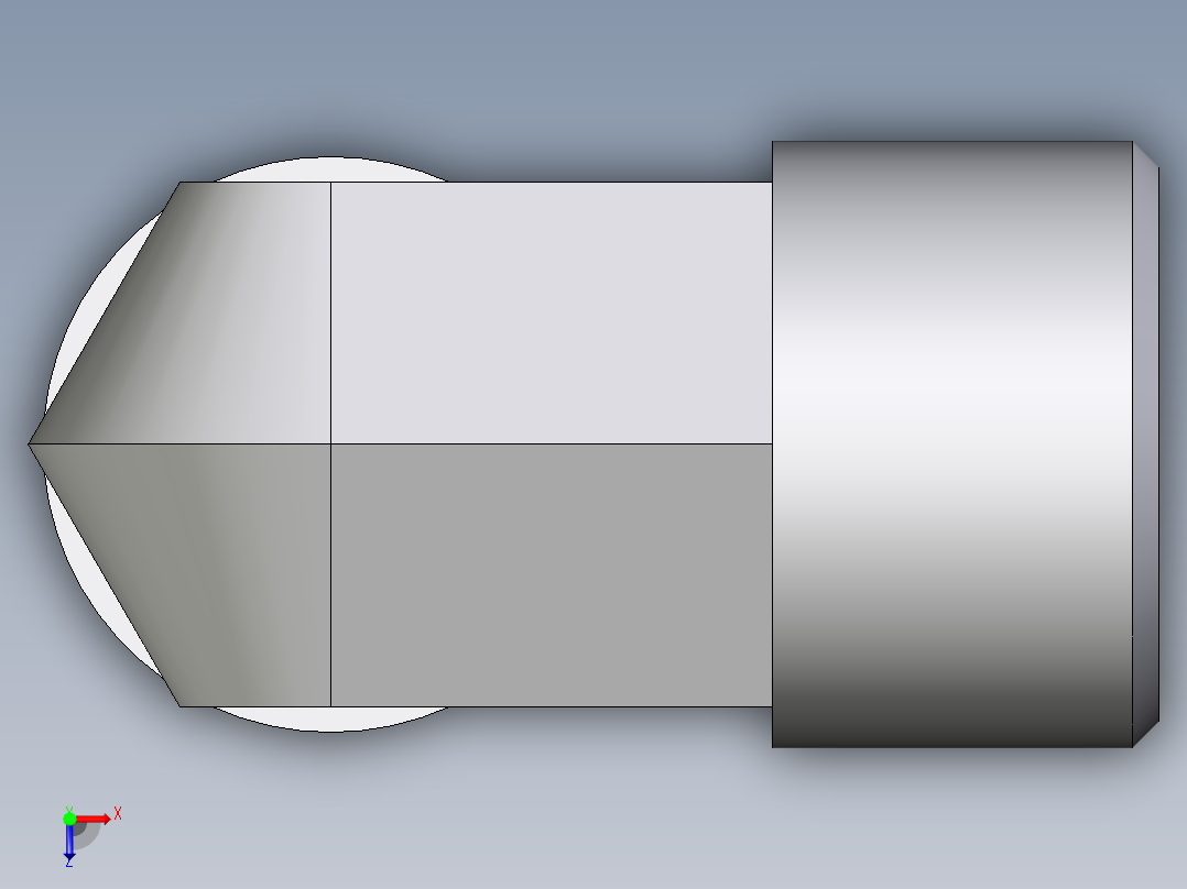 卡套式工业通用硬管接头EO_Male_stud_elbow_WE14SMCFX俯视图