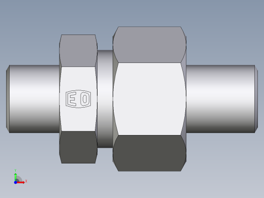 卡套式工业通用硬管接头EO_Weld_fitting_for_tubes_ASK625X3S前视缩略图