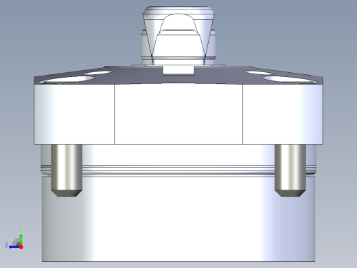 KOSMEKSFH3150-G多系列多零件图纸模型右视缩略图