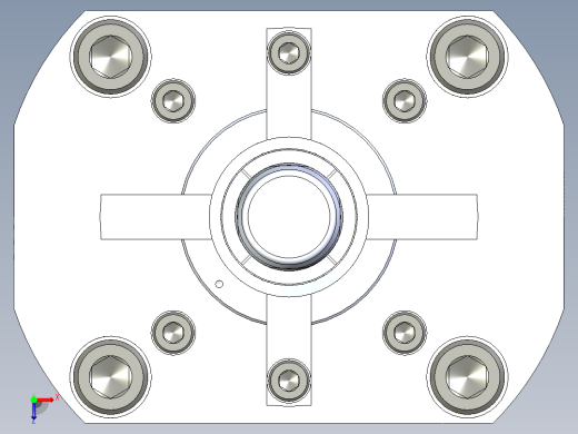 KOSMEKSFH3150-G多系列多零件图纸模型俯视缩略图