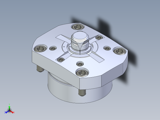 KOSMEKSFH3150-G多系列多零件图纸模型正等轴测缩略图