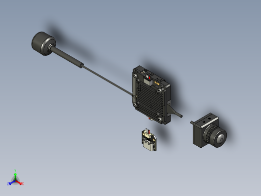 带高清相机的步行蜗牛神通V2VTX拍摄模块