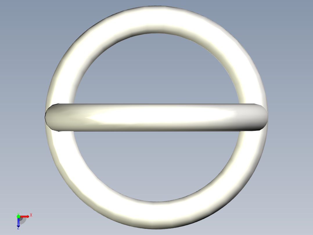 横流涡轮机俯视图