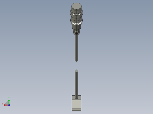 基恩士PZ-M53_kc图纸模型后视缩略图