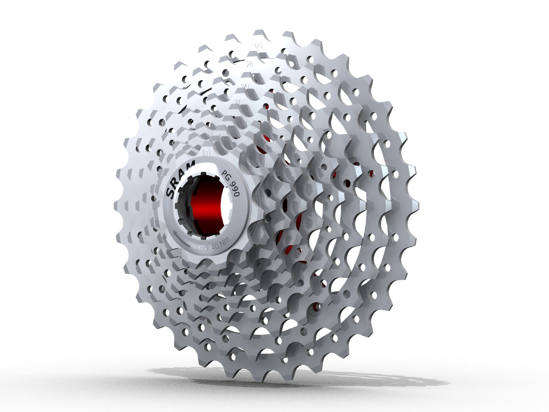 山地车SRAM盒式磁带9速-卡塞特BTT 9级