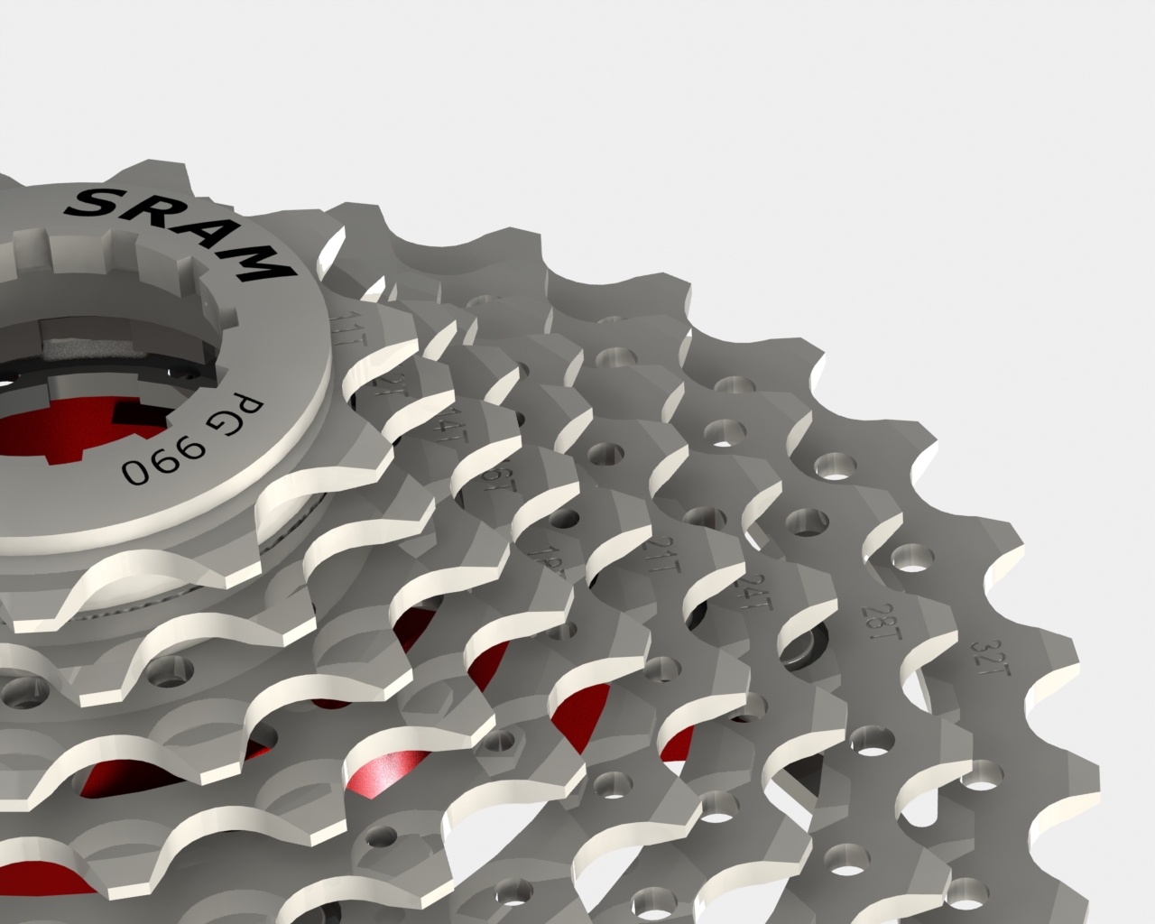 山地车SRAM盒式磁带9速-卡塞特BTT 9级