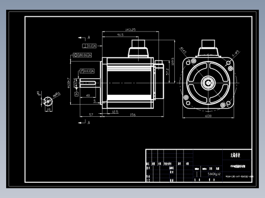 电机MS6H-130CS(M)15BZ2-40P8