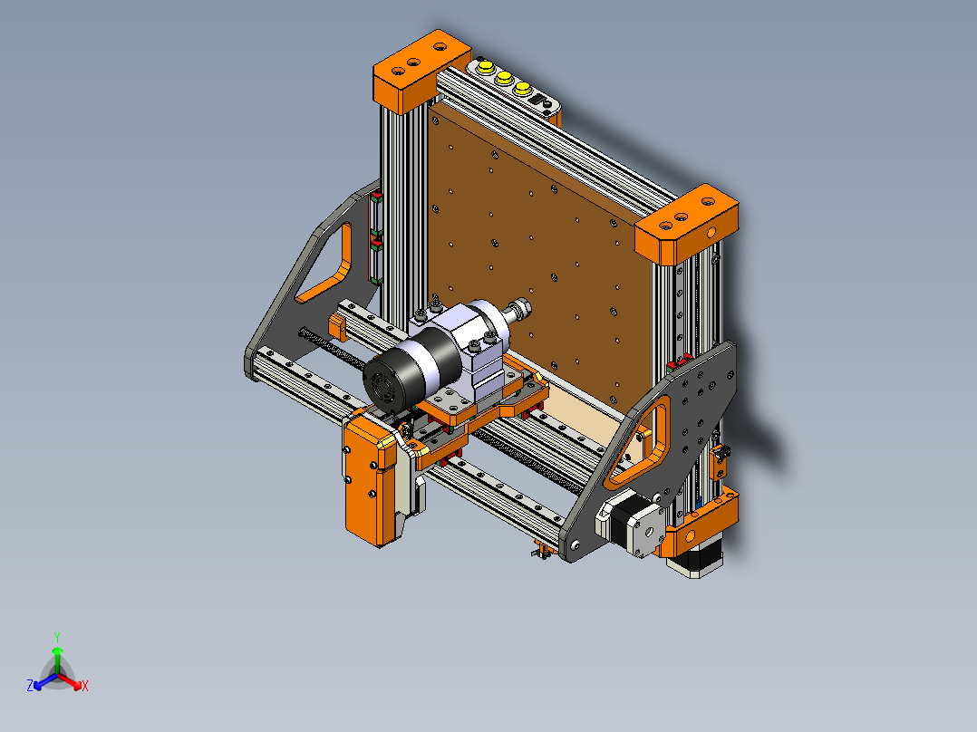 小型数控基于STM32F103S8T6主视图