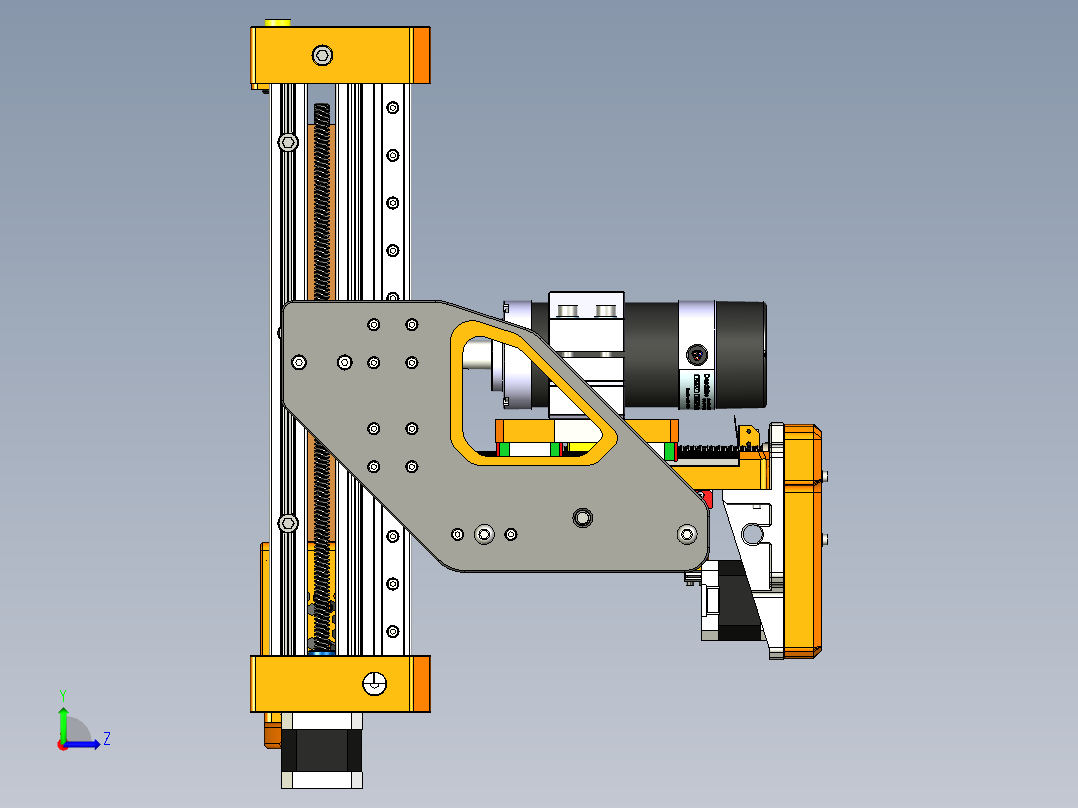 小型数控基于STM32F103S8T6左视图