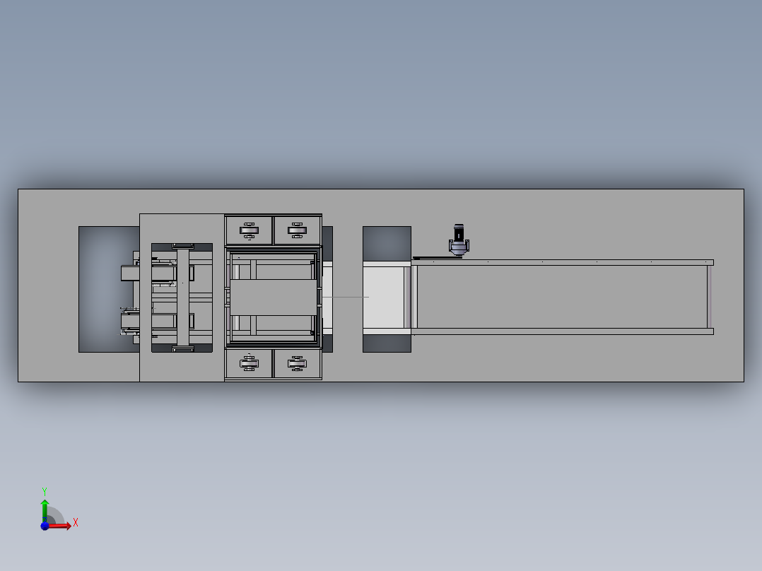 汽车装车机（自动装袋装水泥）前视图