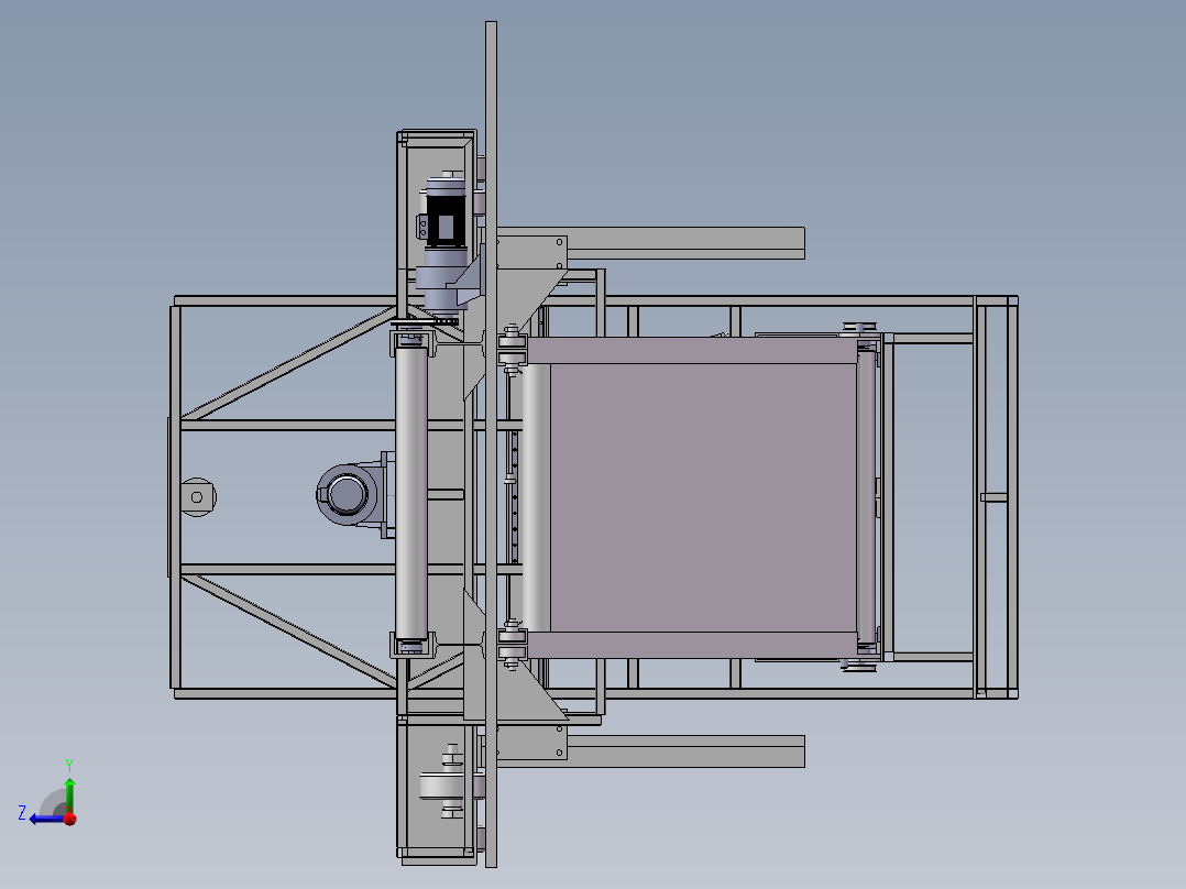 汽车装车机（自动装袋装水泥）右视图