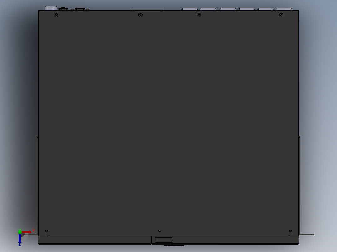 19英寸机架式UPS俯视图