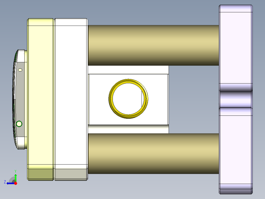 X1-笔记本CNC工装夹具三维模型CNC8-0314右视图