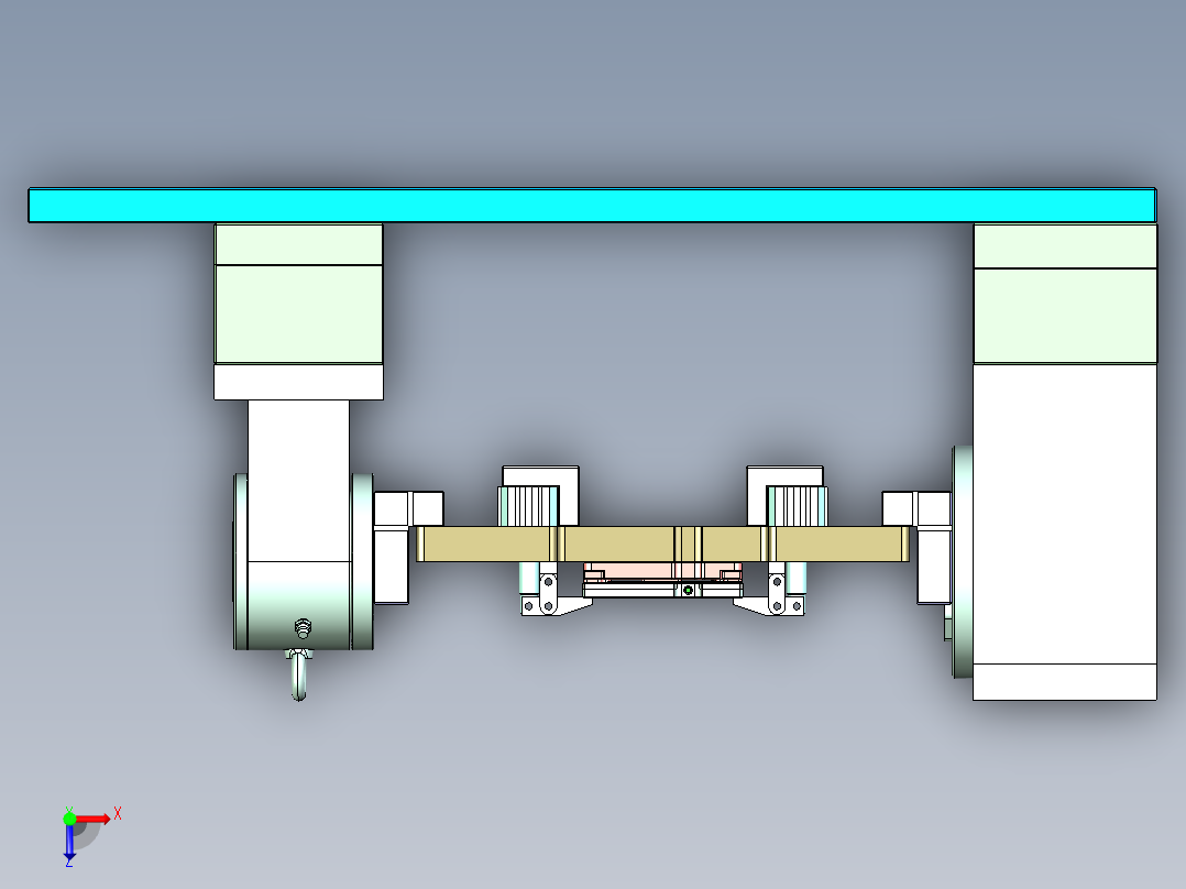 笔记本CNC工装夹具三维模型 (3)俯视图