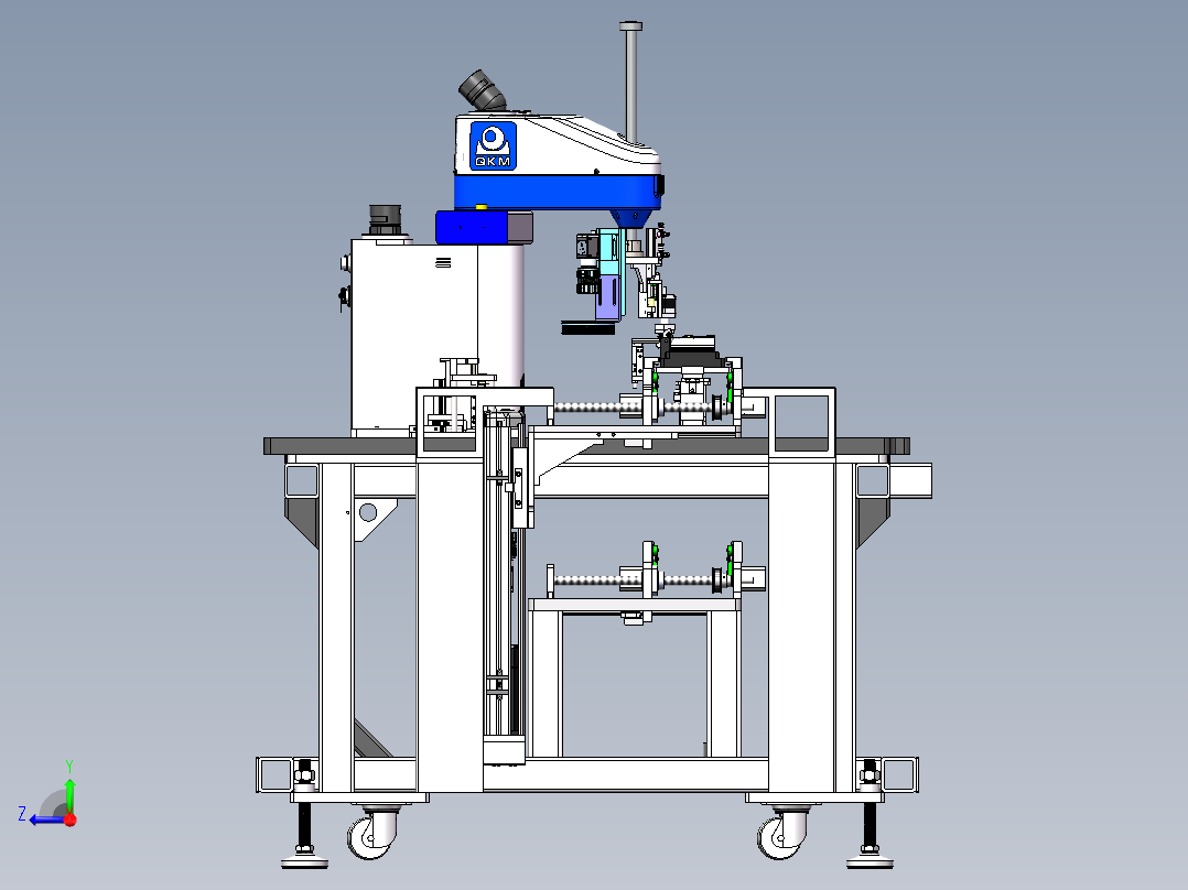扬声器组装机sw21可编辑右视图
