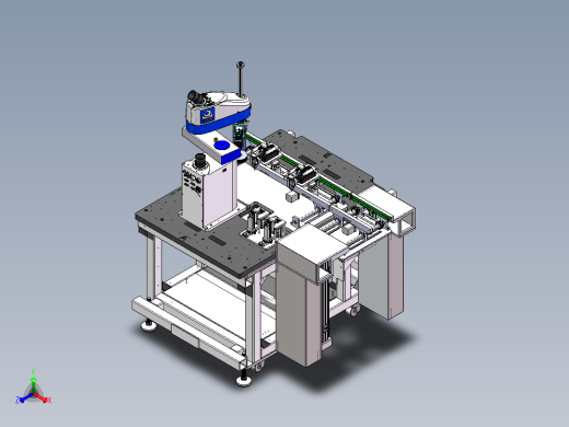扬声器组装机sw21可编辑正等轴测缩略图