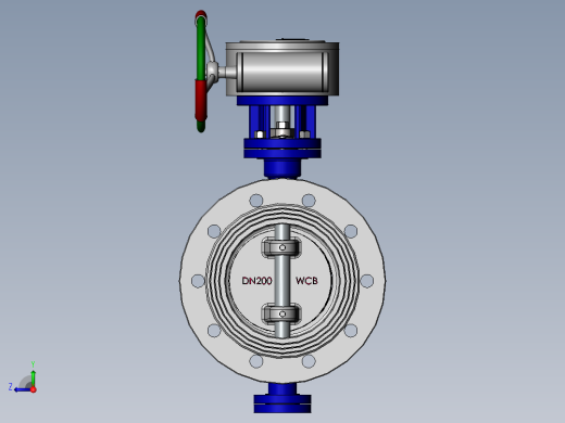 D200蝶阀右视缩略图