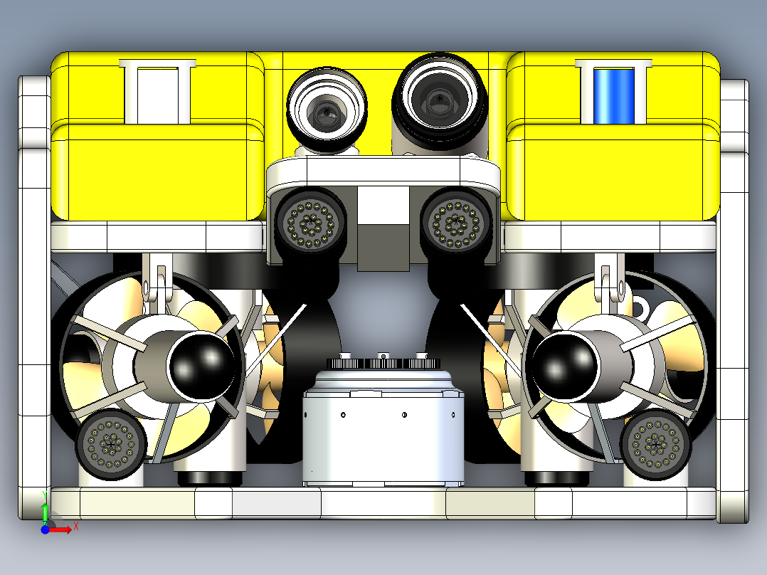 B2003973-遥控无人潜水器前视图