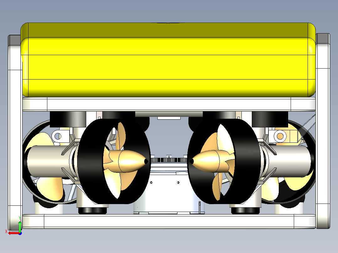 B2003973-遥控无人潜水器后视图