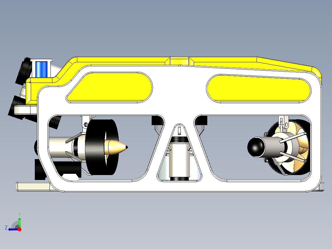 B2003973-遥控无人潜水器右视图