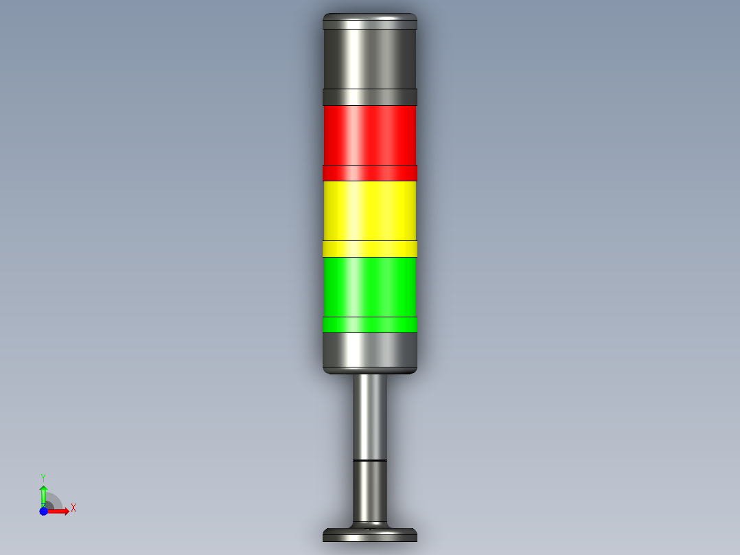 三色警报灯-天逸JD501前视图