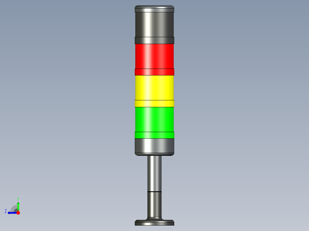 三色警报灯-天逸JD501右视图