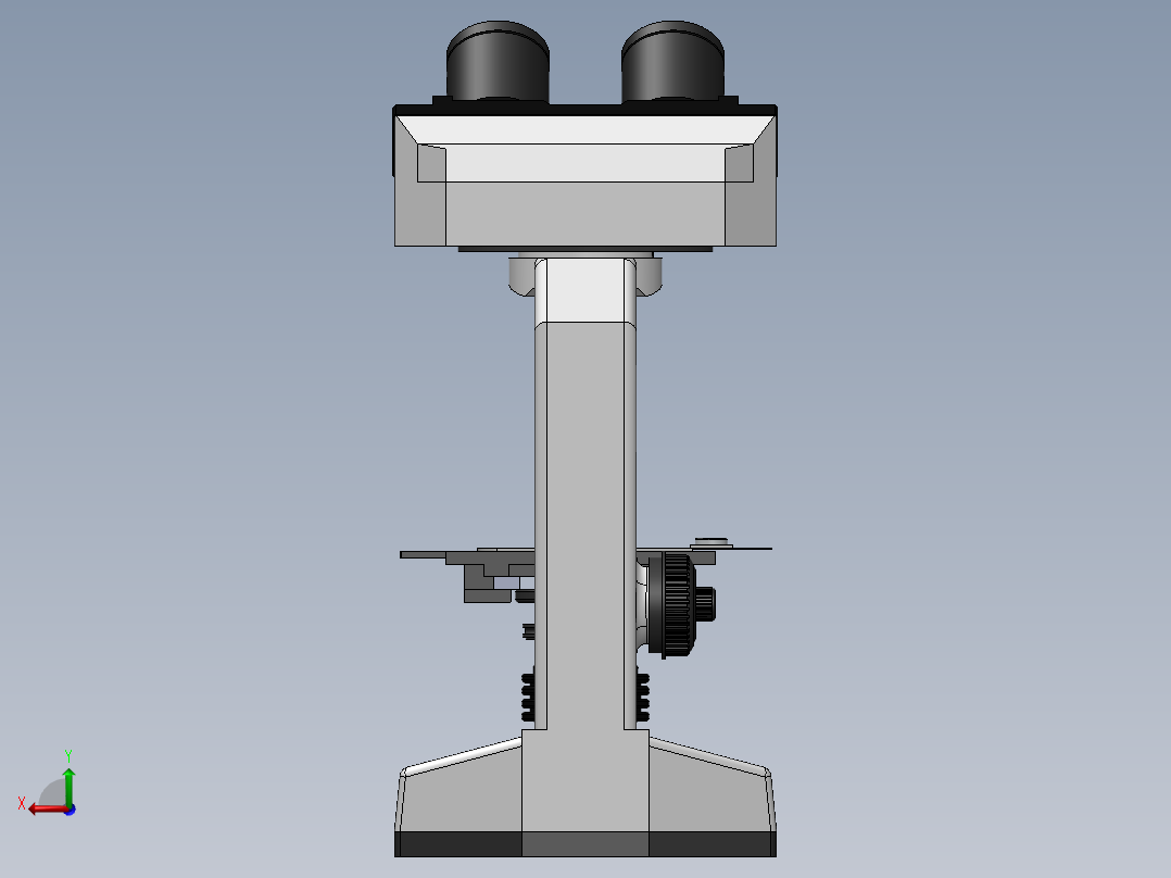 显微镜(7)后视图
