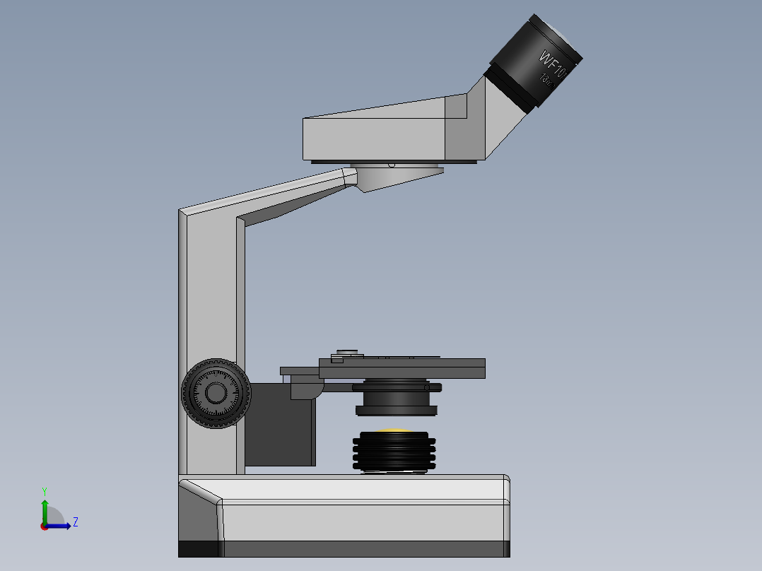 显微镜(7)左视图