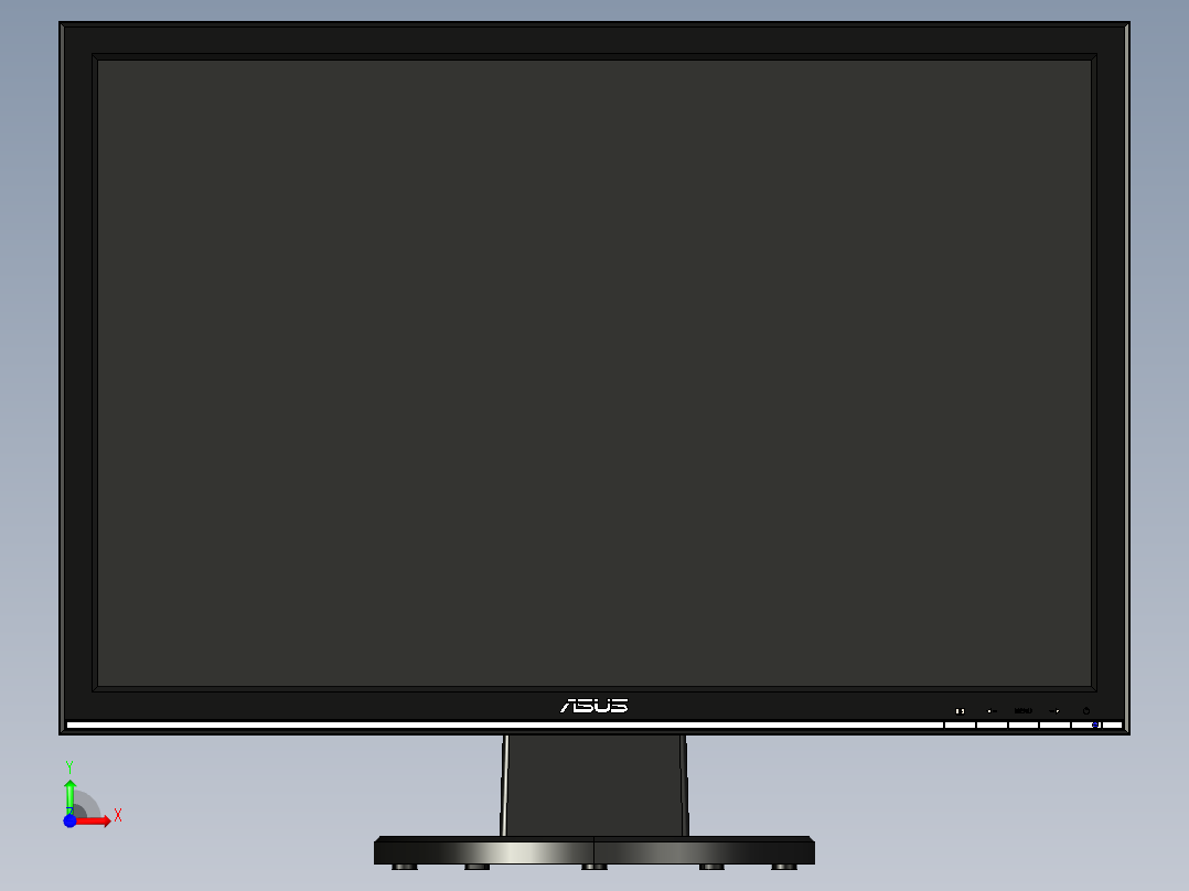 显示器、显示屏(35)前视图