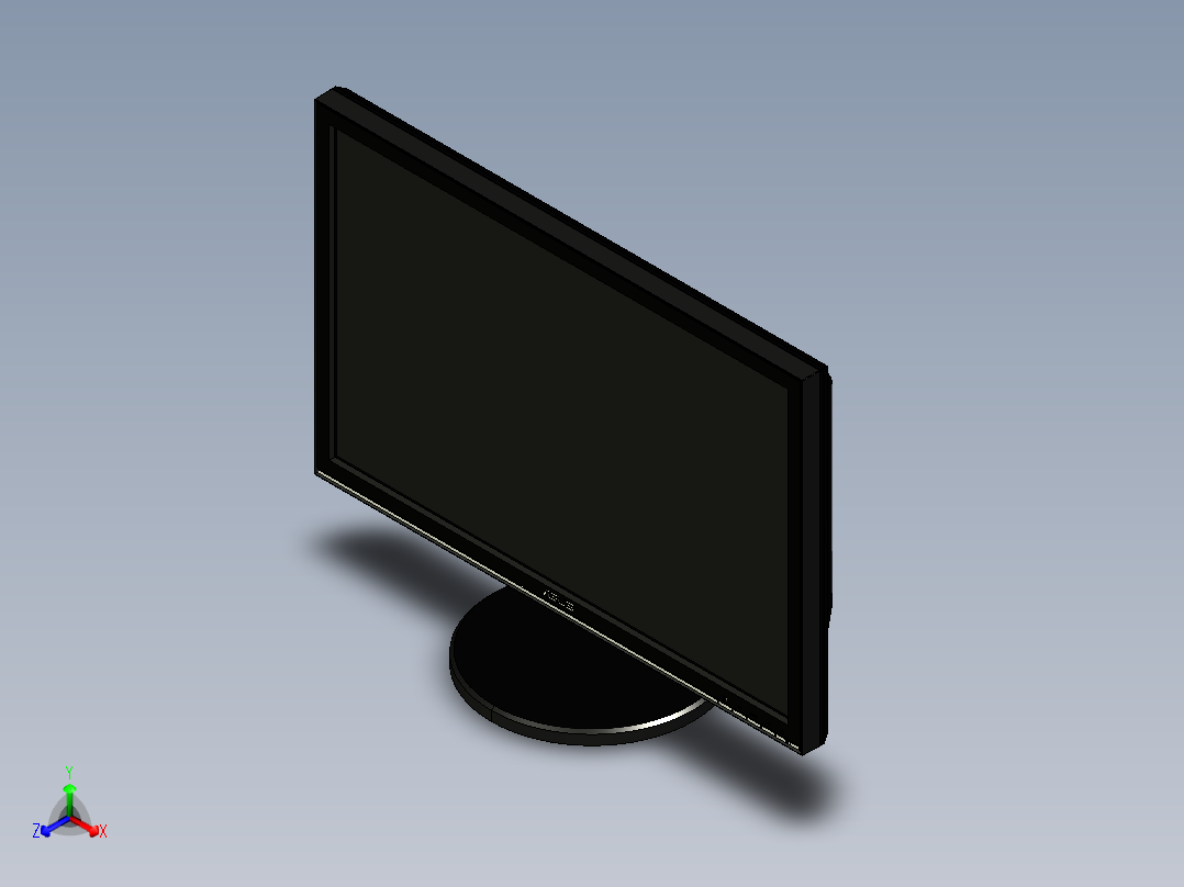 显示器、显示屏(35)正等轴测图