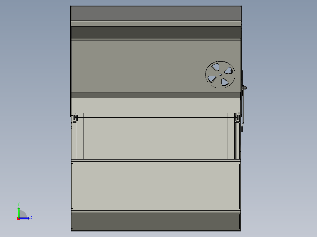 A0002791-船用烧烤架左视图