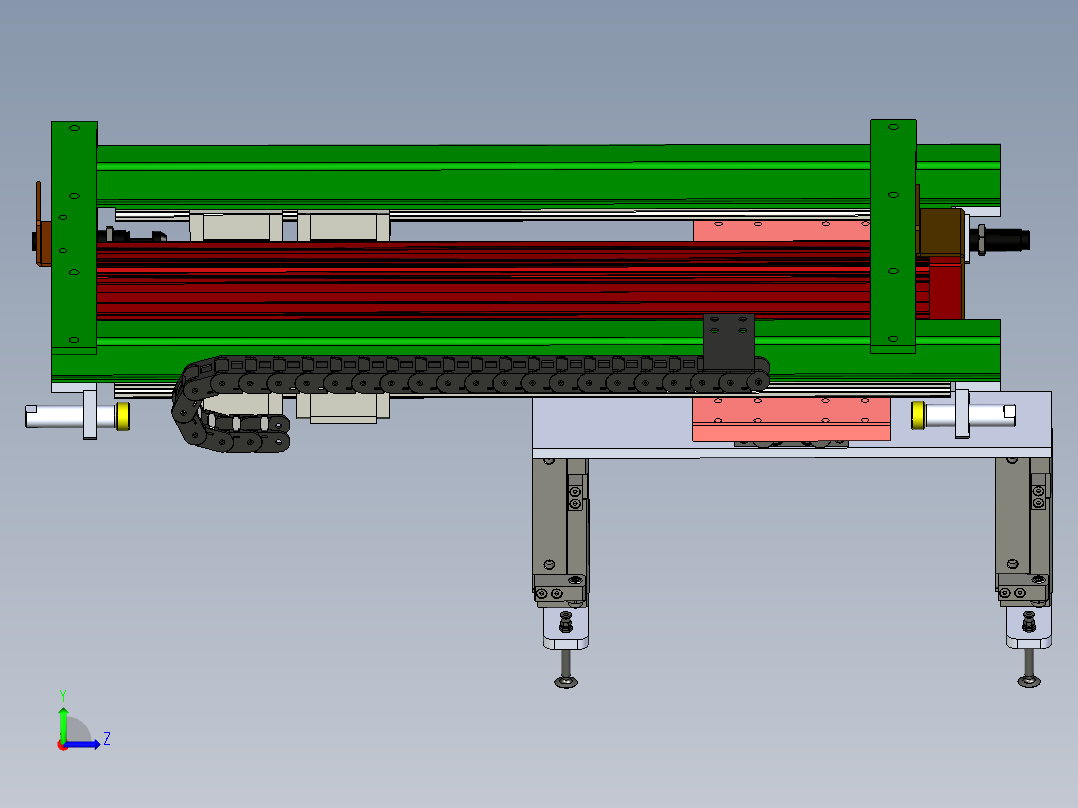 吸盘移载旋转机构左视图
