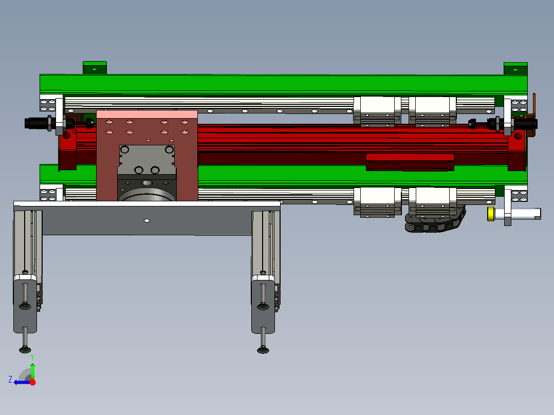 吸盘移载旋转机构右视图