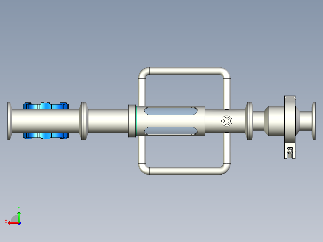手持式酵母接种器后视图