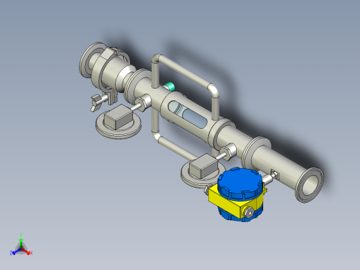 手持式酵母接种器正等轴测缩略图