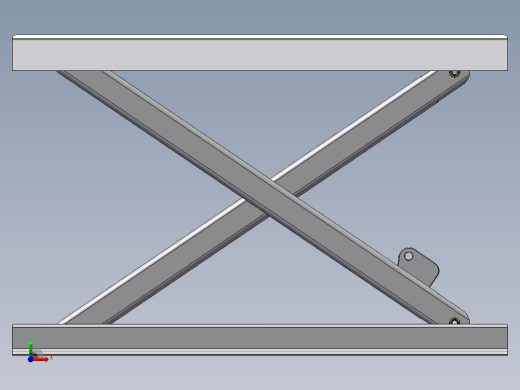 剪叉式升降机 、举升工作台前视缩略图