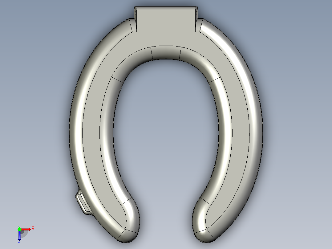 B2005258-带提拉标签的马桶盖俯视图