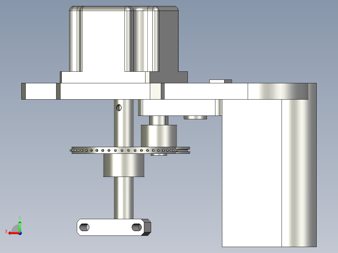 CB-B000_收料模组后视图