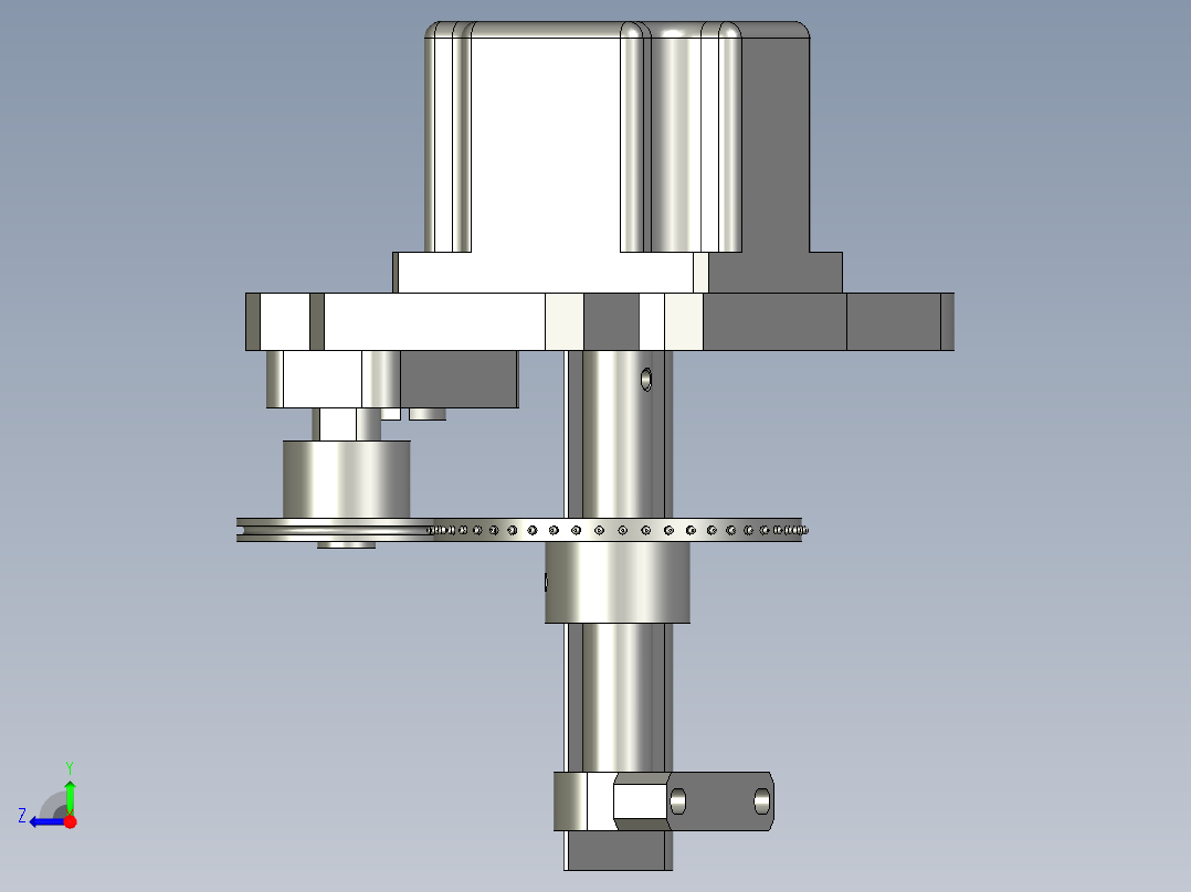 CB-B000_收料模组右视图