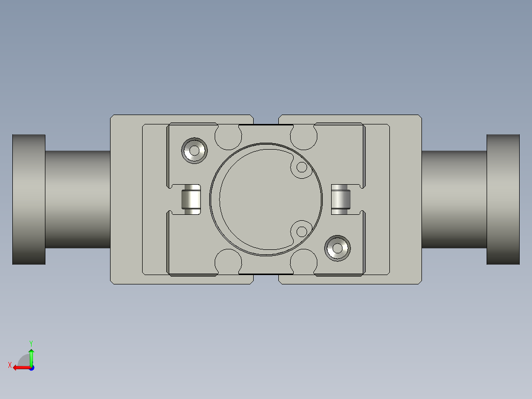 平震中转总成后视图